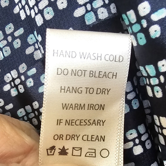 Max Studio Shirred Flowy Midi Lined Dress Blue Teal Size‎ M Medium - Picture 12 of 12